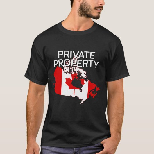 Canada Private Property T-shirt (Voorkant)