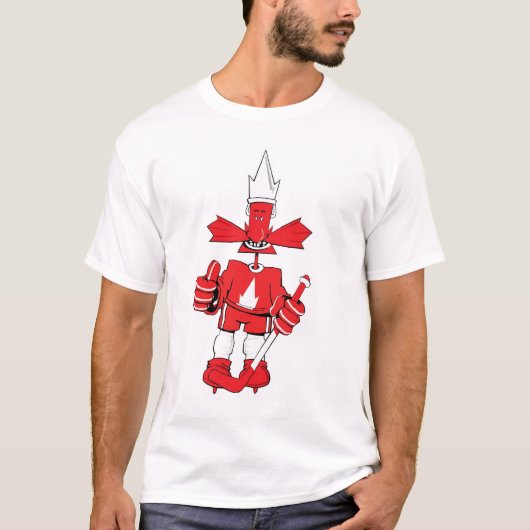 Canada Proud Hockey Player T-shirt (Voorkant)