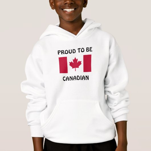 Canada: Proud'be Canadian hoodie (Voorkant)