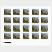 Canada, Quebec. Charlevoix regio, 2 Vierkante Sticker (Vel)