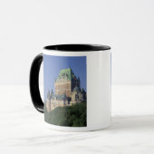 Canada, Quebec City.  Chateau Frontenac. Mok (Voorkant links)