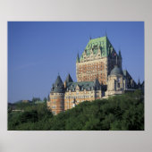 Canada, Quebec City. Chateau Frontenac. Poster (Voorkant)