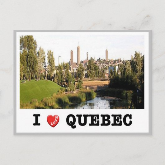 Canada - Quebec - I Love - Briefkaart (Voorkant)