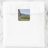Canada, Quebec, L'isle-aux-Coudres, Vierkante Sticker (Tas)
