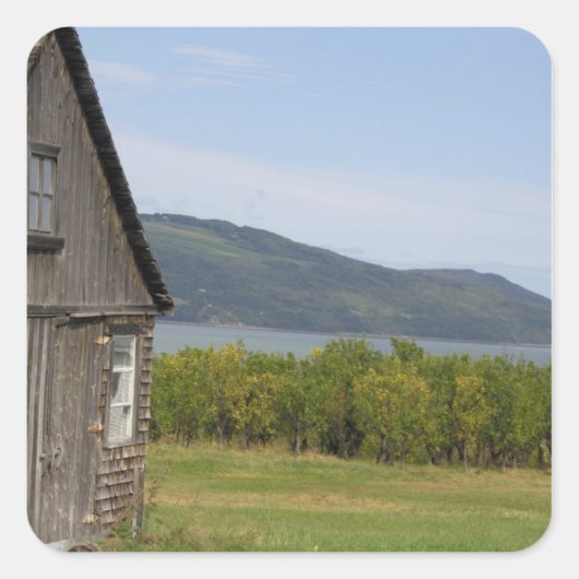 Canada, Quebec, L'isle-aux-Coudres, Vierkante Sticker (Voorkant)