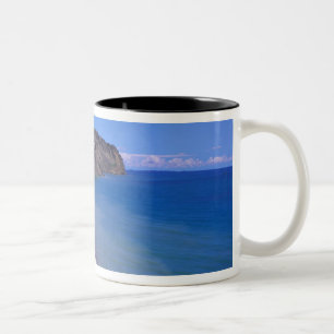 Canada, Quebec, Magdalen-eilanden, Cap Alright 2 Tweekleurige Koffiemok