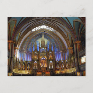 Canada, Quebec, Montreal. Binnenzijde van Notre 2 Briefkaart