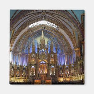 Canada, Quebec, Montreal. Binnenzijde van Notre 2 Magneet