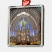 Canada, Quebec, Montreal. Binnenzijde van Notre 2 Metalen Ornament (Links)