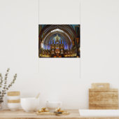Canada, Quebec, Montreal. Binnenzijde van Notre 2 Poster (Keuken)