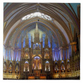 Canada, Quebec, Montreal. Binnenzijde van Notre 2 Tegeltje (Voorkant)