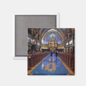 Canada, Quebec, Montreal. Binnenzijde van Notre 3 Magneet (Voorkant / Achterkant)