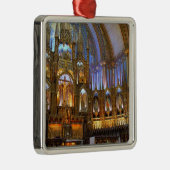 Canada, Quebec, Montreal. Binnenzijde van Notre Metalen Ornament (Rechts)