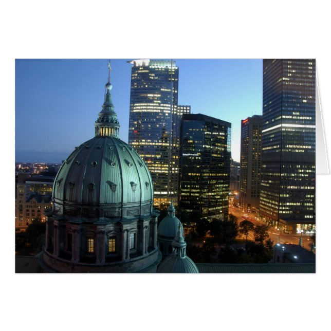 Canada, Quebec, Montreal. Downtown Montreal, (Voorkant Horizontaal)