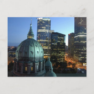 Canada, Quebec, Montreal. Downtown Montreal, Briefkaart