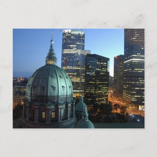 Canada, Quebec, Montreal. Downtown Montreal, Briefkaart (Voorkant)