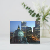 Canada, Quebec, Montreal. Downtown Montreal, Briefkaart (Staand voorkant)