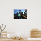 Canada, Quebec, Montreal. Downtown Montreal, Poster (Keuken)