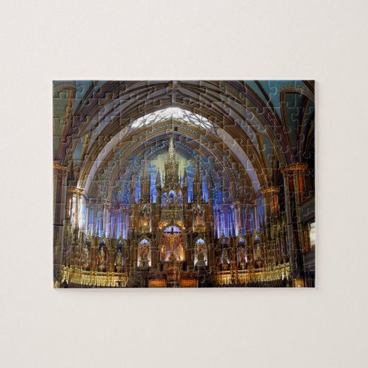 Canada, Quebec, Montreal. Interieur van Notre 2 Legpuzzel (Horizontaal)
