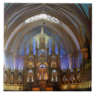 Canada, Quebec, Montreal. Interieur van Notre 2 Tegeltje