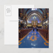 Canada, Quebec, Montreal. Interieur van Notre 3 Briefkaart (Voorkant / Achterkant)