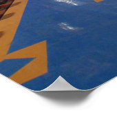 Canada, Quebec, Montreal. Interieur van Notre 3 Poster (Hoek)