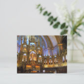 Canada, Quebec, Montreal. Interieur van Notre Briefkaart (Staand voorkant)
