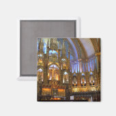 Canada, Quebec, Montreal. Interieur van Notre Magneet (Voorkant / Achterkant)