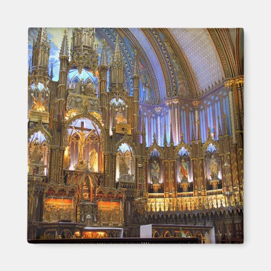 Canada, Quebec, Montreal. Interieur van Notre Magneet (Voorkant)