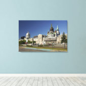 Canada, Quebec, Montreal. Oud Montreal Canvas Afdruk (Insitu (Houten vloer))