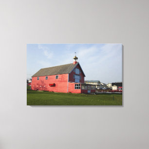 Canada, Quebec, Perce. AFBEELDING BEPERKT: Niet Canvas Afdruk