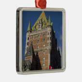 Canada, Quebec, Quebec City. Fairmont Chateau Metalen Ornament (Rechts)