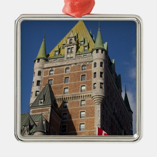 Canada, Quebec, Quebec City. Fairmont Chateau Metalen Ornament (Voorkant)