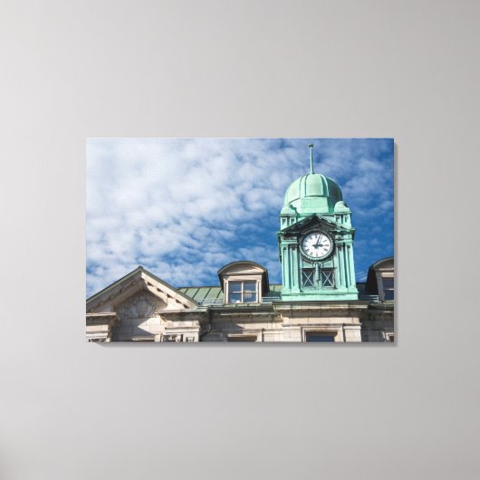 Canada, Quebec, Quebec City. Havenautoriteit Canvas Afdruk (Voorkant)