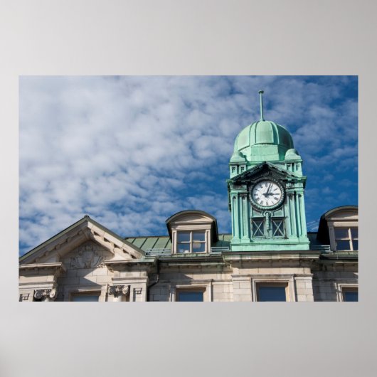 Canada, Quebec, Quebec City. Havenautoriteit Poster (Voorkant)