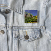 Canada, Quebec. Regio Charlevoix, Vierkante Button 5,1 Cm (In situ)