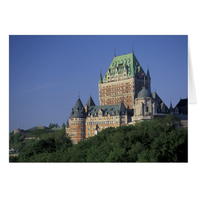 Canada, Quebec Stad.  Chateau Frontenac. (Voorkant Horizontaal)