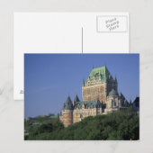 Canada, Quebec Stad.  Chateau Frontenac. Briefkaart (Voorkant / Achterkant)