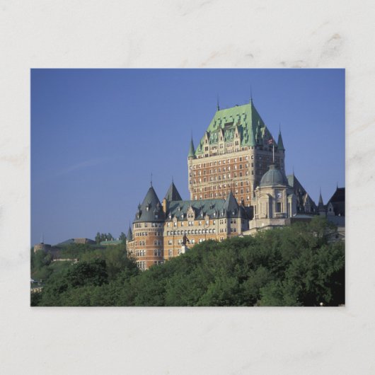 Canada, Quebec Stad.  Chateau Frontenac. Briefkaart (Voorkant)