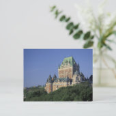 Canada, Quebec Stad.  Chateau Frontenac. Briefkaart (Staand voorkant)