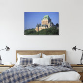 Canada, Quebec Stad. Chateau Frontenac. Canvas Afdruk (Insitu (Slaapkamer))