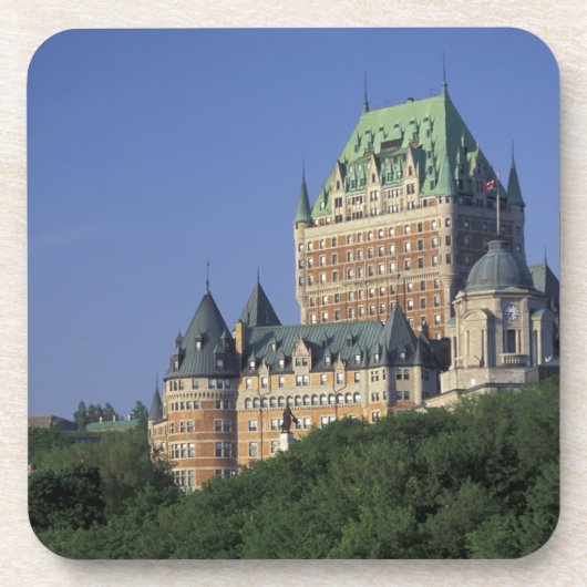 Canada, Quebec Stad. Chateau Frontenac. Drankjes Onderzetter (Voorkant)