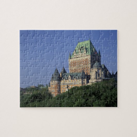 Canada, Quebec Stad.  Chateau Frontenac. Legpuzzel (Horizontaal)