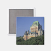 Canada, Quebec Stad.  Chateau Frontenac. Magneet (Voorkant / Achterkant)
