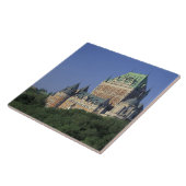 Canada, Quebec Stad. Chateau Frontenac. Tegeltje (Zijkant)