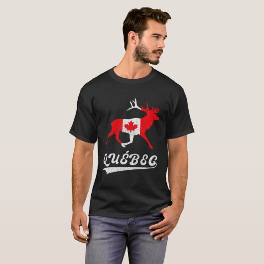 Canada Quebec T-shirt (Voorkant volledig)