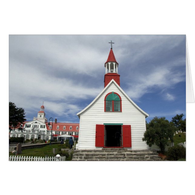 Canada, Quebec, Tadoussac. Kleine kapel, (Voorkant Horizontaal)