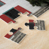 Canada, Quebec, Tadoussac. Kleine kapel, Legpuzzel (Zijkant)