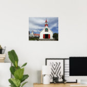 Canada, Quebec, Tadoussac. Petite Chapelle, Poster (Thuiskantoor)