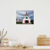 Canada, Quebec, Tadoussac. Petite Chapelle, Poster (Keuken)